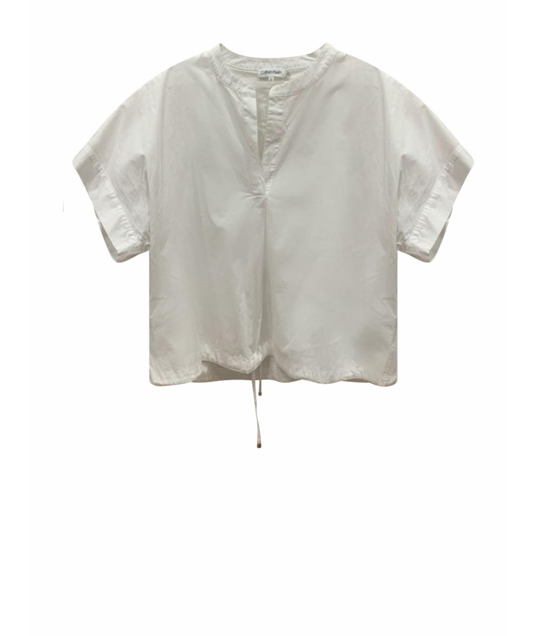 CALVIN KLEIN Белая льняная рубашка, фото 1
