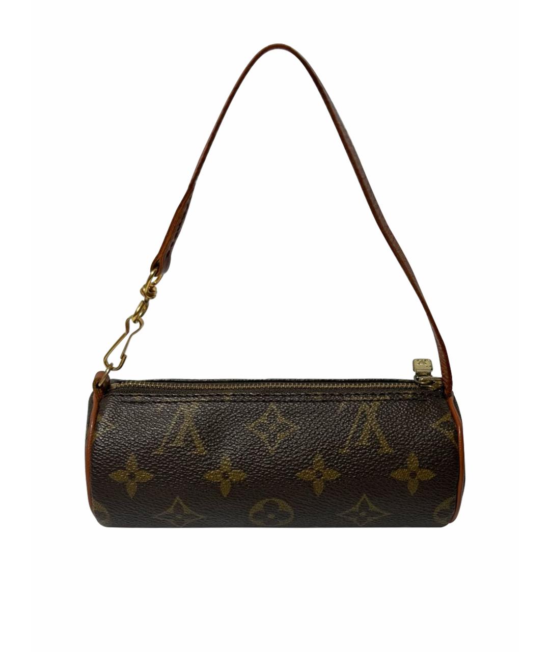 LOUIS VUITTON Коричневая сумка с короткими ручками, фото 1