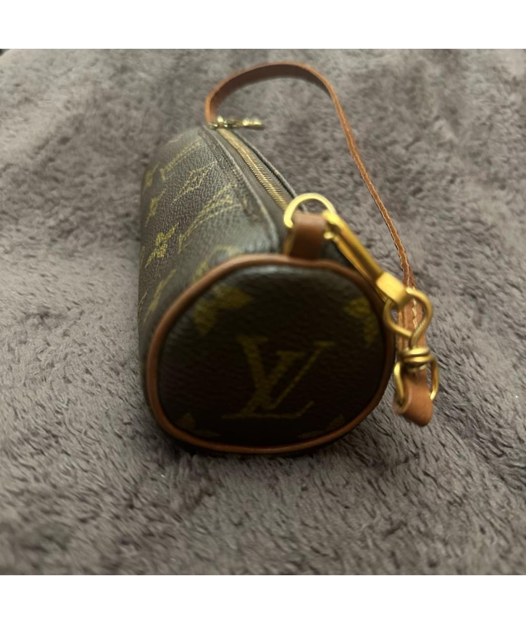 LOUIS VUITTON Коричневая сумка с короткими ручками, фото 6