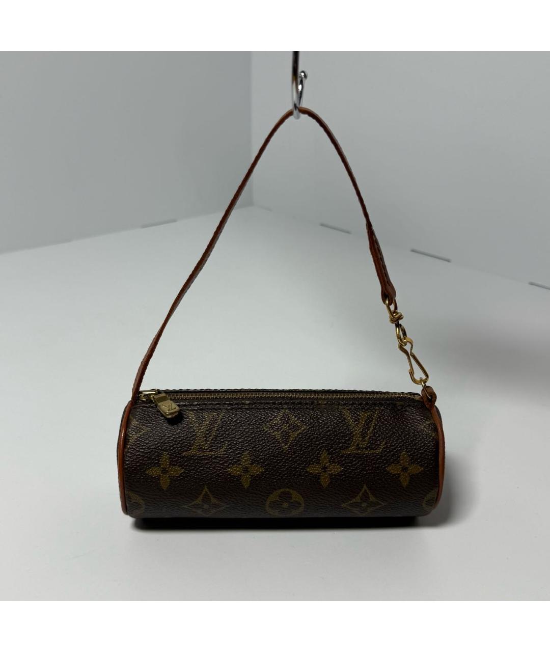 LOUIS VUITTON Коричневая сумка с короткими ручками, фото 2