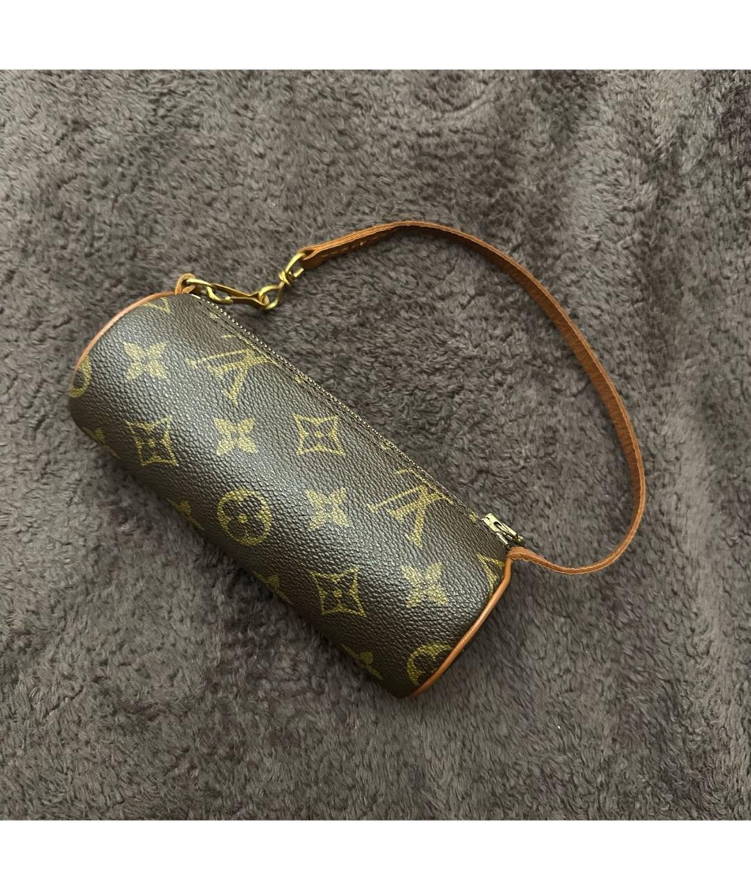 LOUIS VUITTON Коричневая сумка с короткими ручками, фото 4