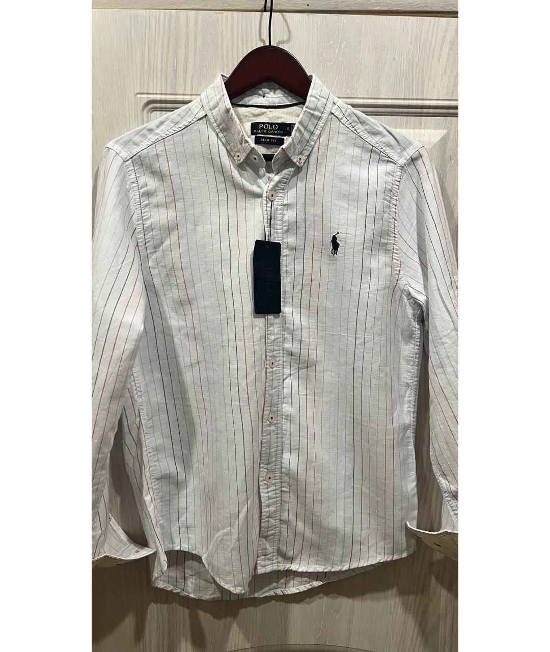 POLO RALPH LAUREN Белая хлопковая кэжуал рубашка, фото 2