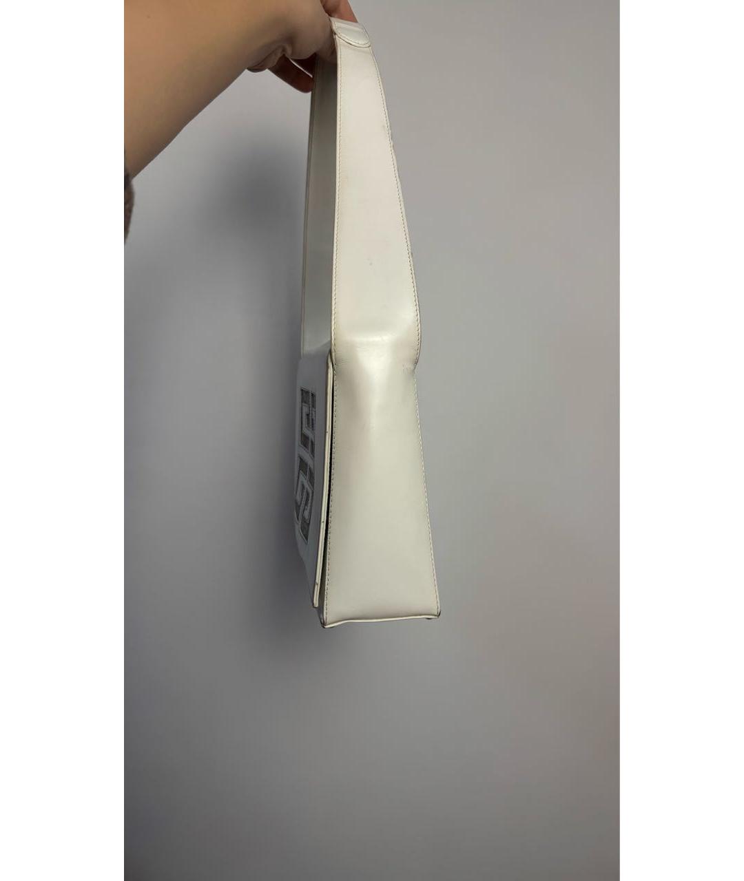 GIVENCHY Белая кожаная сумка с короткими ручками, фото 2
