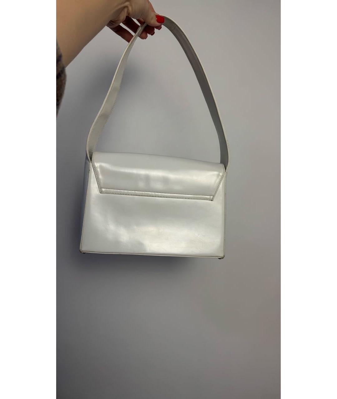 GIVENCHY Белая кожаная сумка с короткими ручками, фото 3