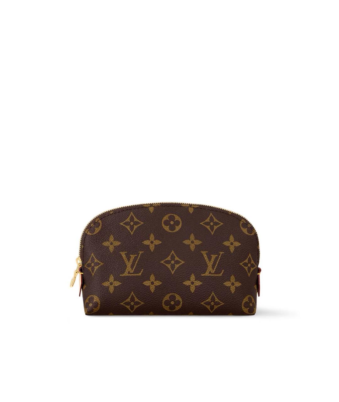 LOUIS VUITTON Коричневая косметичка, фото 9