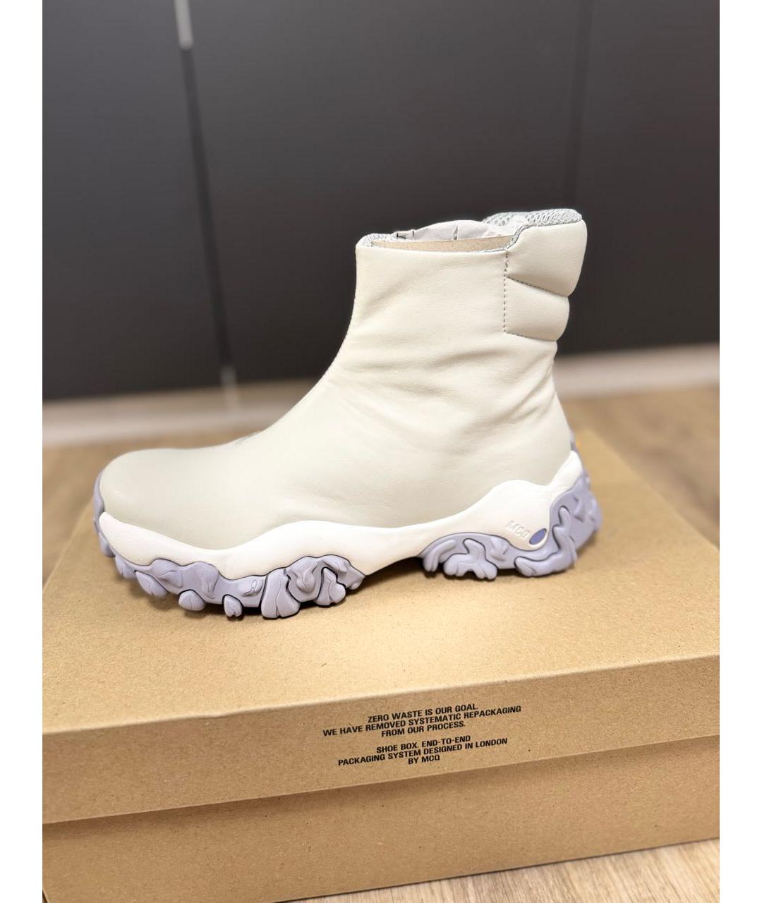 MCQ ALEXANDER MCQUEEN Бежевые полусапоги, фото 9