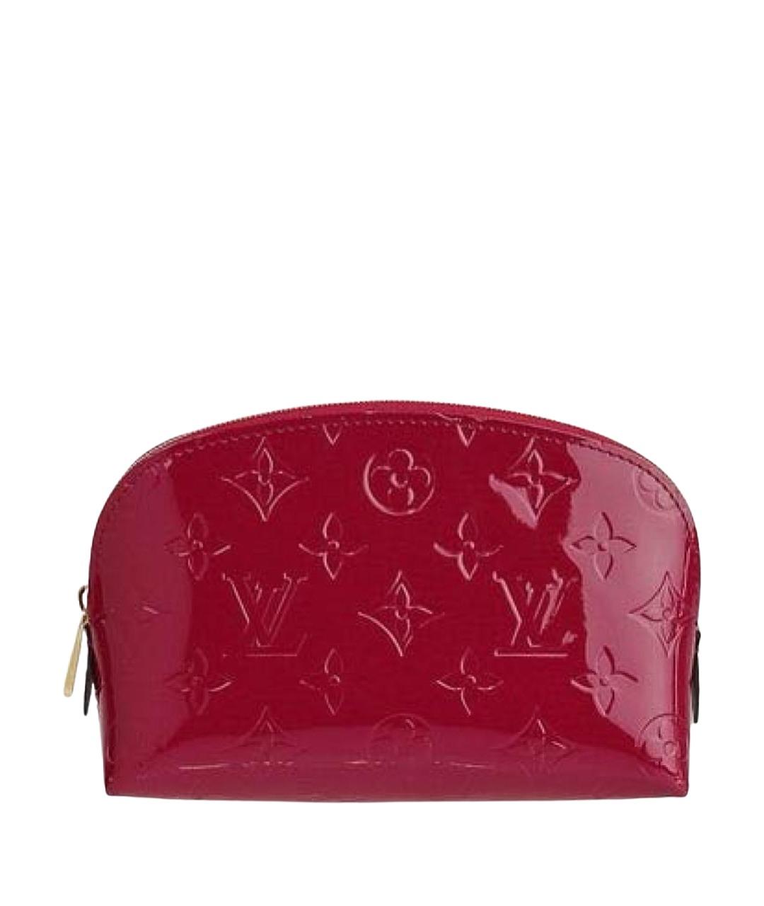 LOUIS VUITTON Красная косметичка из лакированной кожи, фото 1