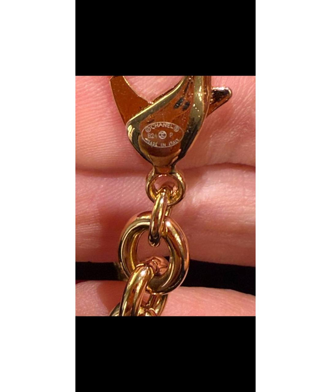 CHANEL Золотое колье, фото 4