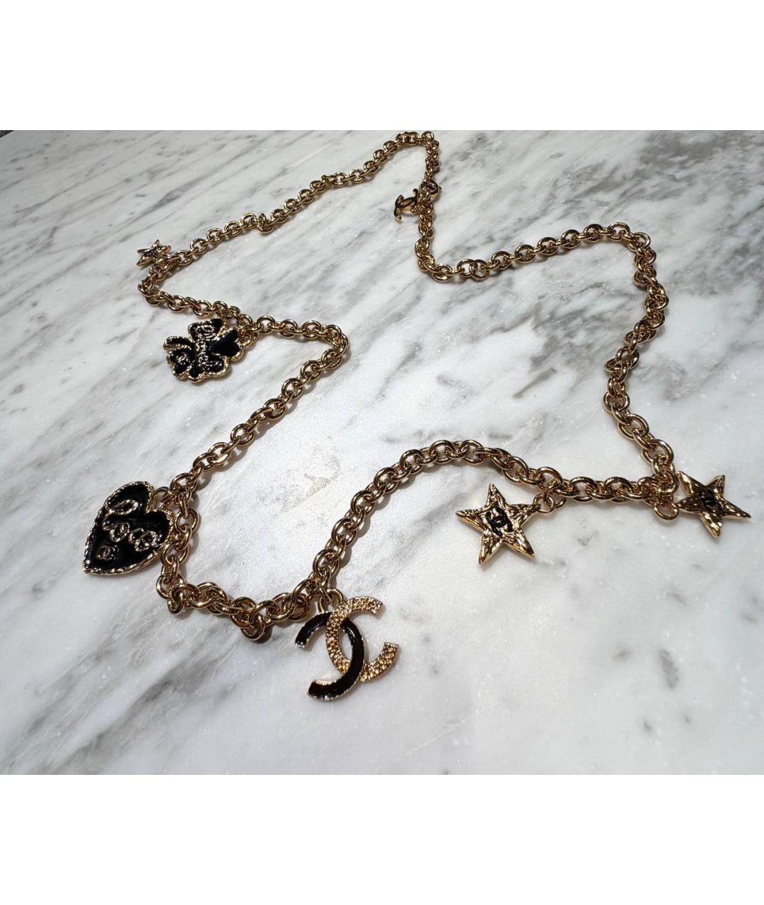 CHANEL Золотое колье, фото 3