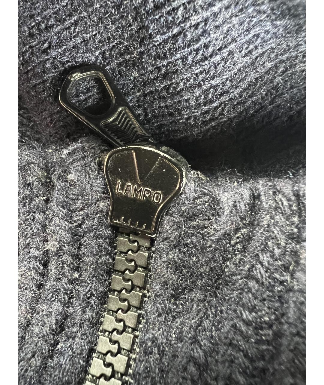 STONE ISLAND Темно-синий шерстяной джемпер / свитер, фото 3