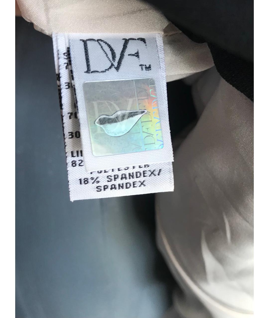 DIANE VON FURSTENBERG Черное полиэстеровое коктейльное платье, фото 5