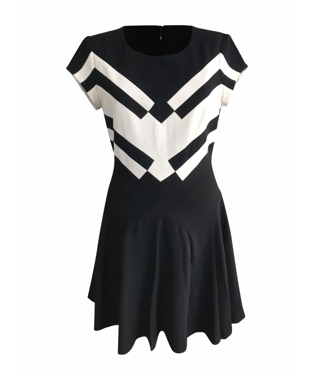 DIANE VON FURSTENBERG Черное полиэстеровое коктейльное платье, фото 1