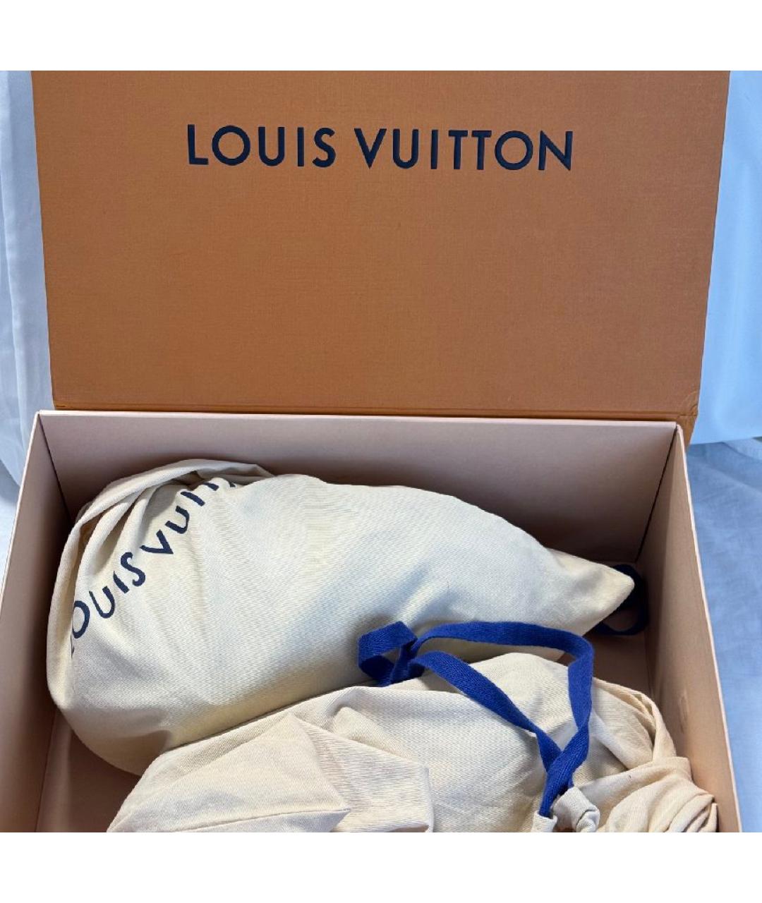 LOUIS VUITTON Коричневые кроссовки, фото 5