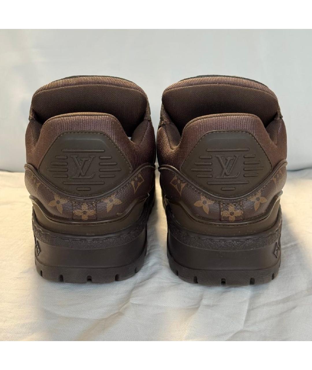 LOUIS VUITTON Коричневые кроссовки, фото 2