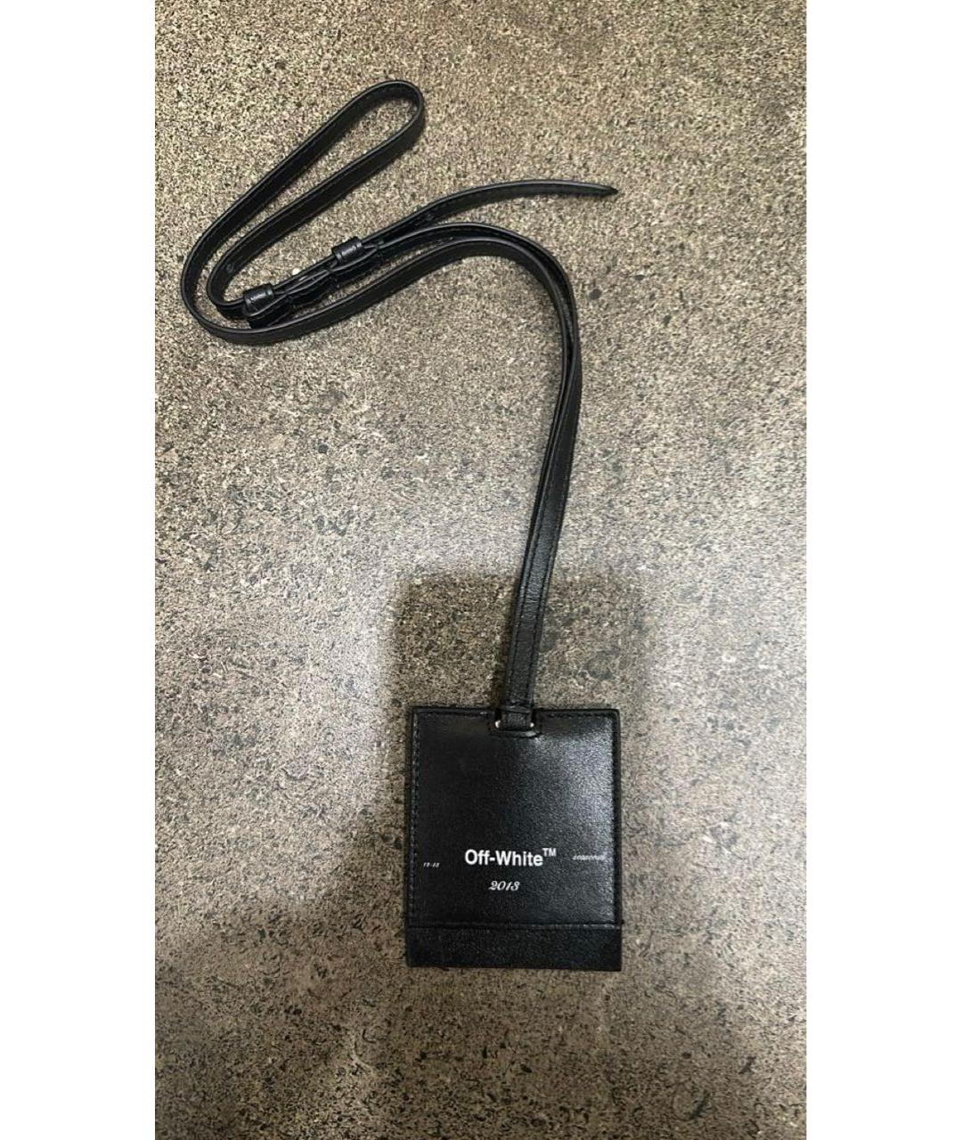 OFF-WHITE Черная ключница, фото 7