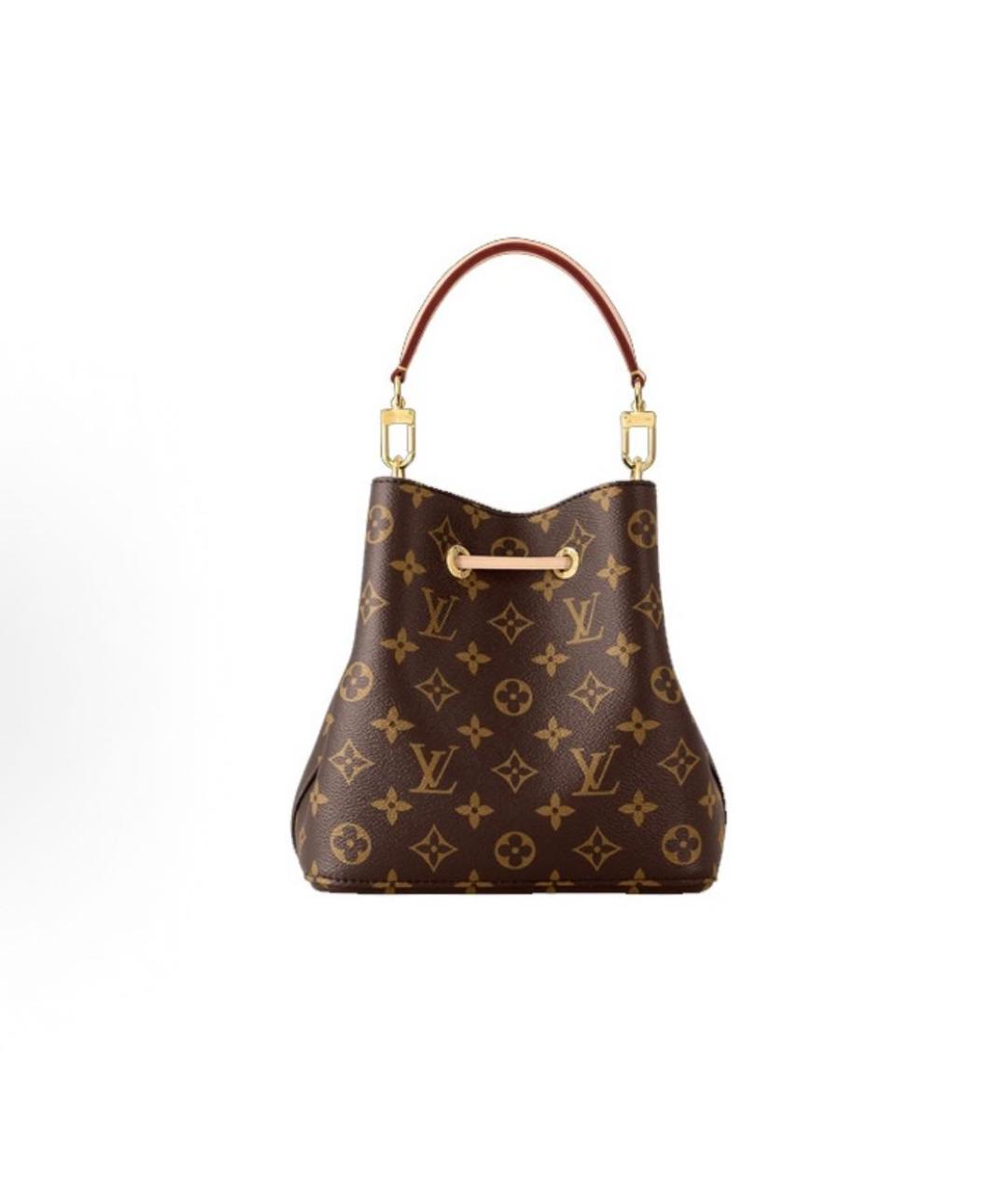 LOUIS VUITTON Коричневая сумка с короткими ручками, фото 2