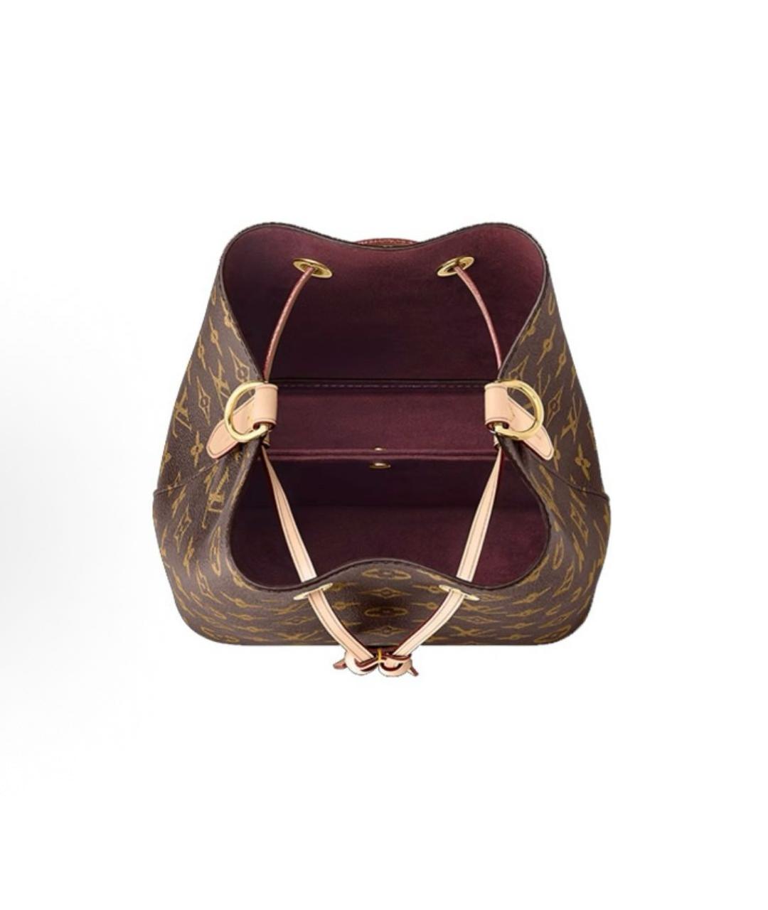 LOUIS VUITTON Коричневая сумка с короткими ручками, фото 3