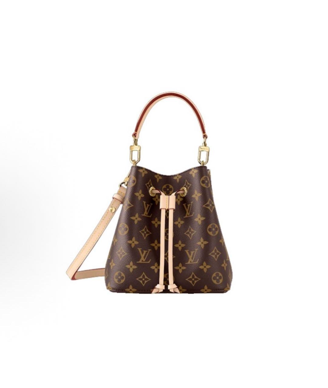 LOUIS VUITTON Коричневая сумка с короткими ручками, фото 6