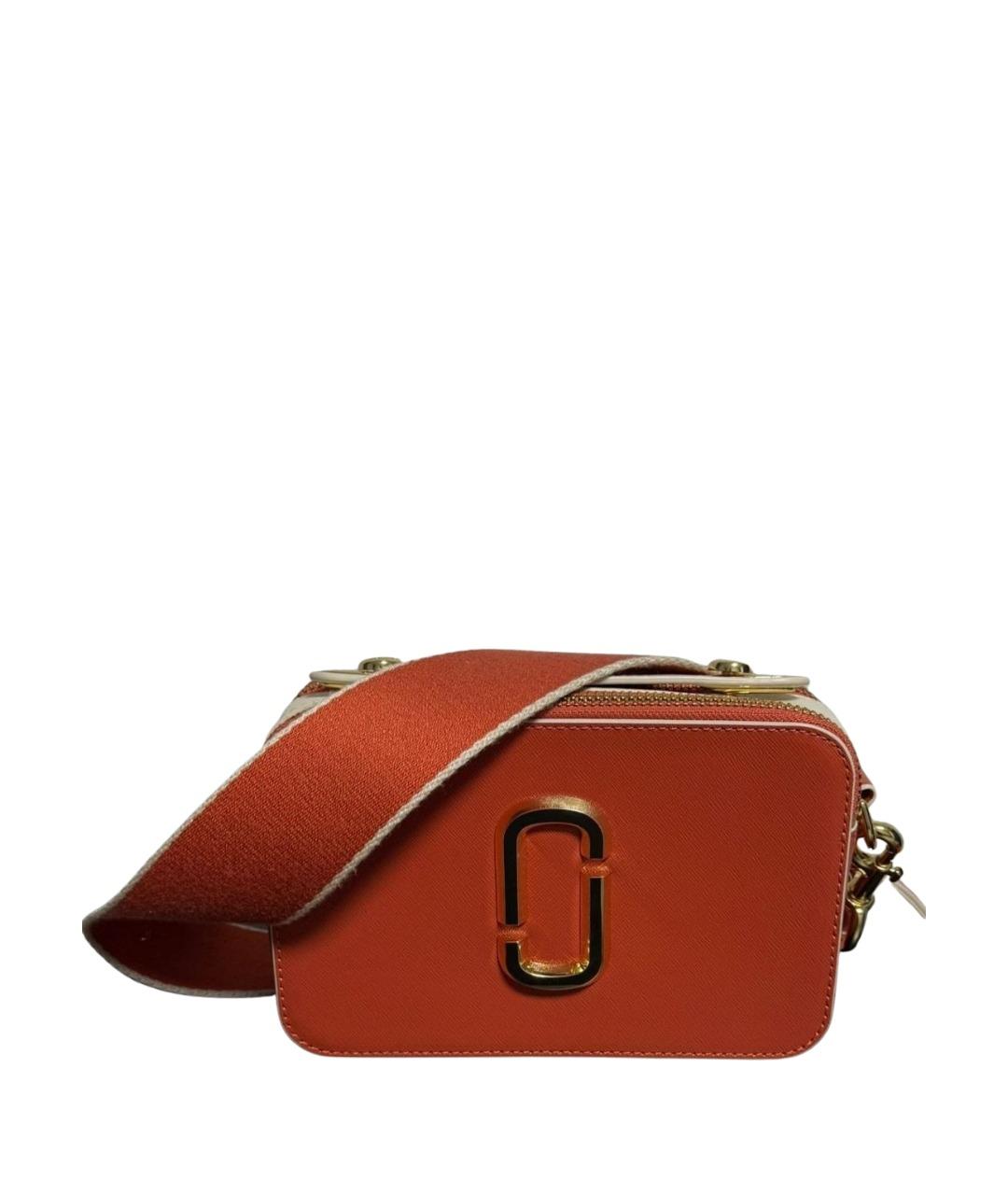 MARC JACOBS Оранжевая кожаная сумка через плечо, фото 1