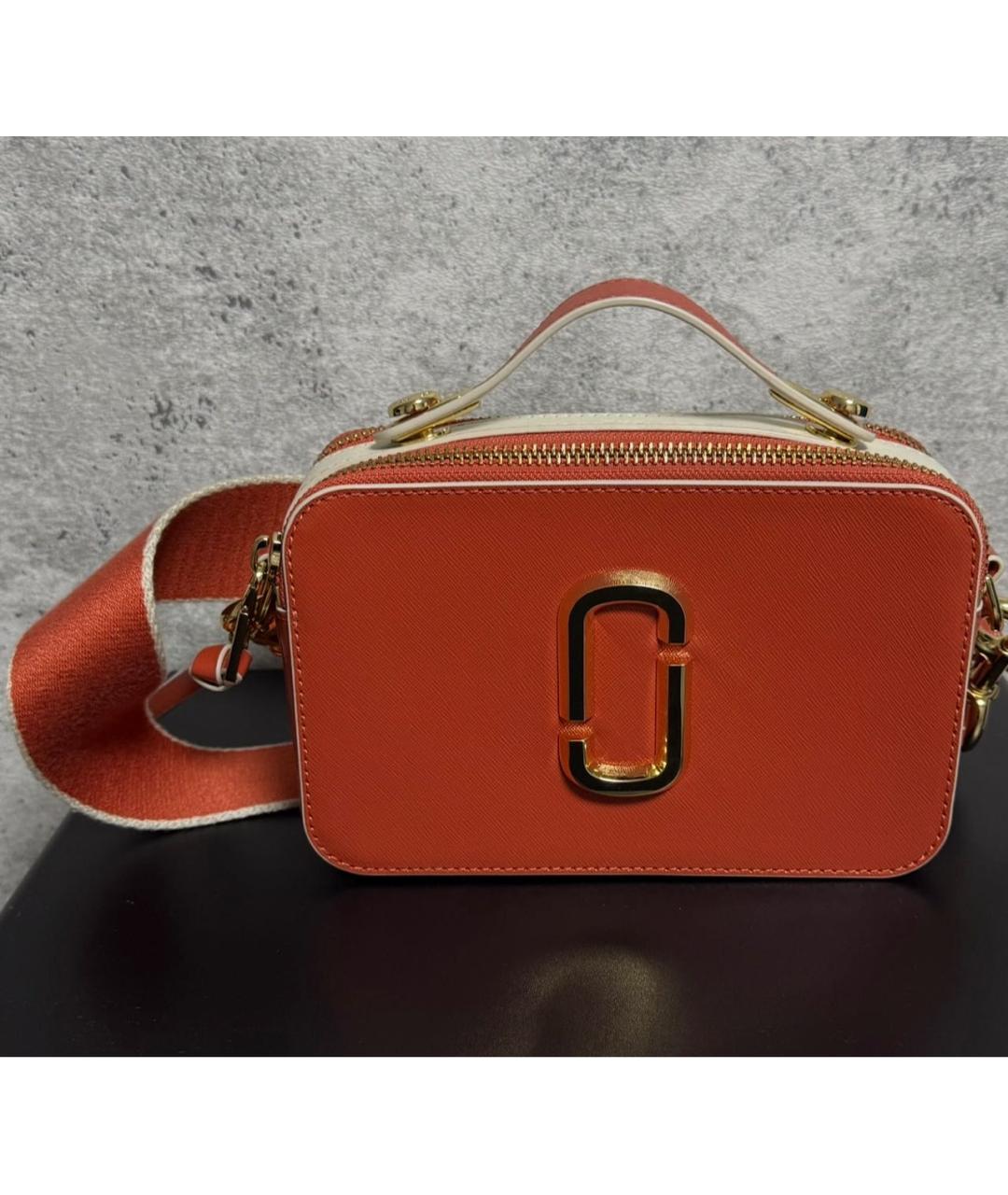 MARC JACOBS Оранжевая кожаная сумка через плечо, фото 2