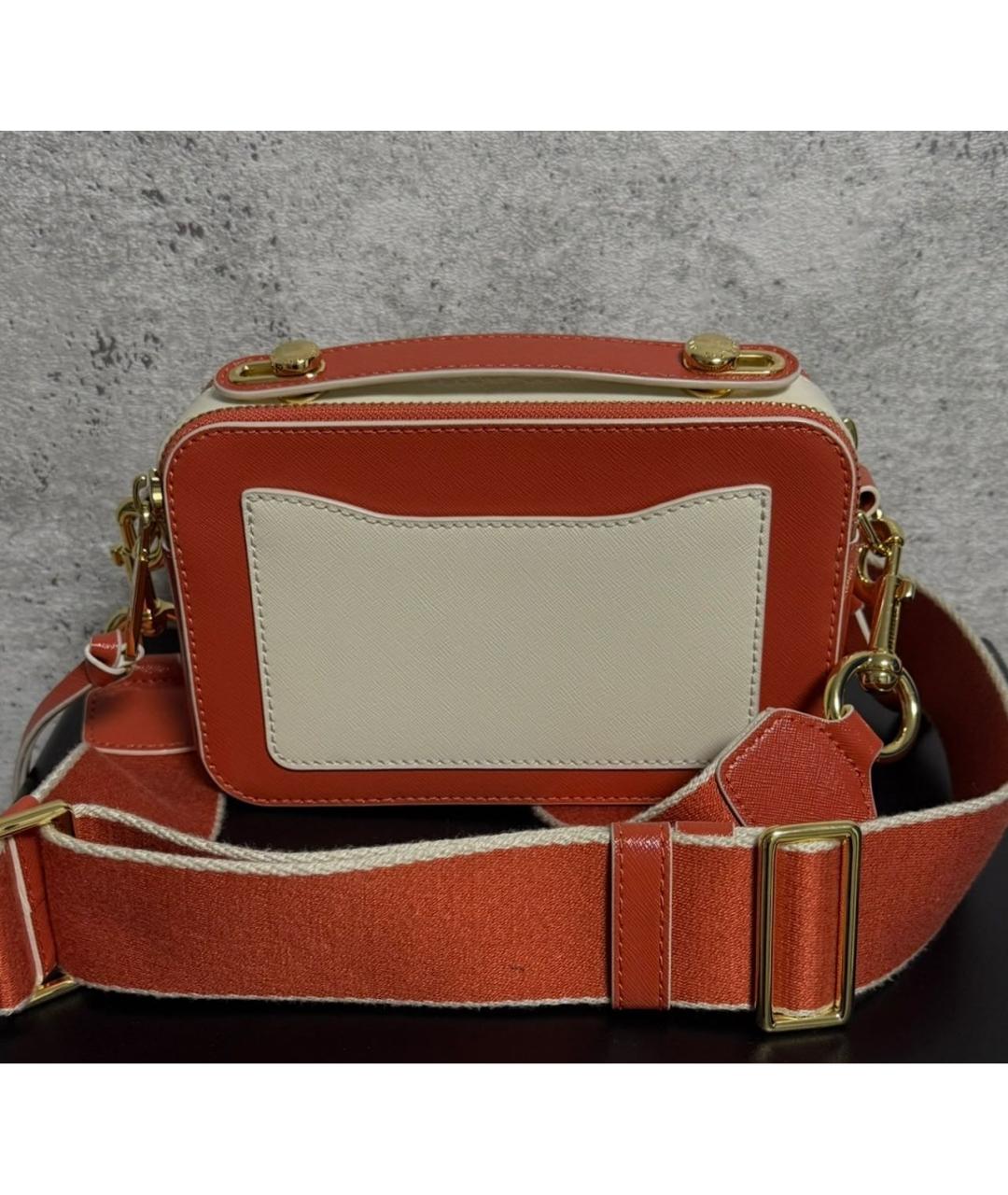 MARC JACOBS Оранжевая кожаная сумка через плечо, фото 3