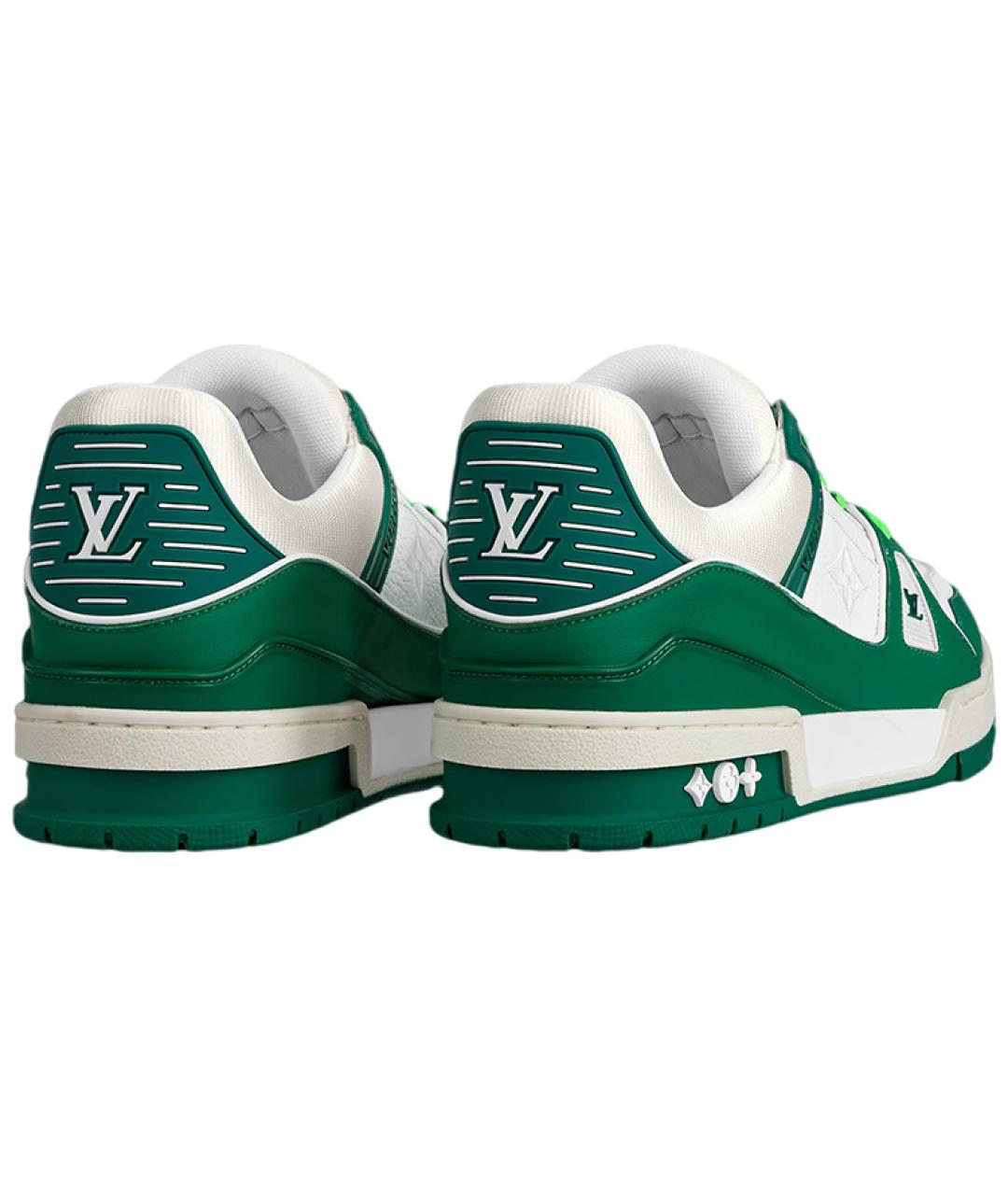 LOUIS VUITTON Мульти кожаные низкие кроссовки / кеды, фото 4