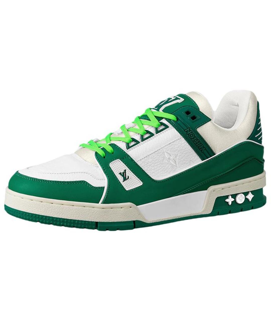 LOUIS VUITTON Мульти кожаные низкие кроссовки / кеды, фото 2