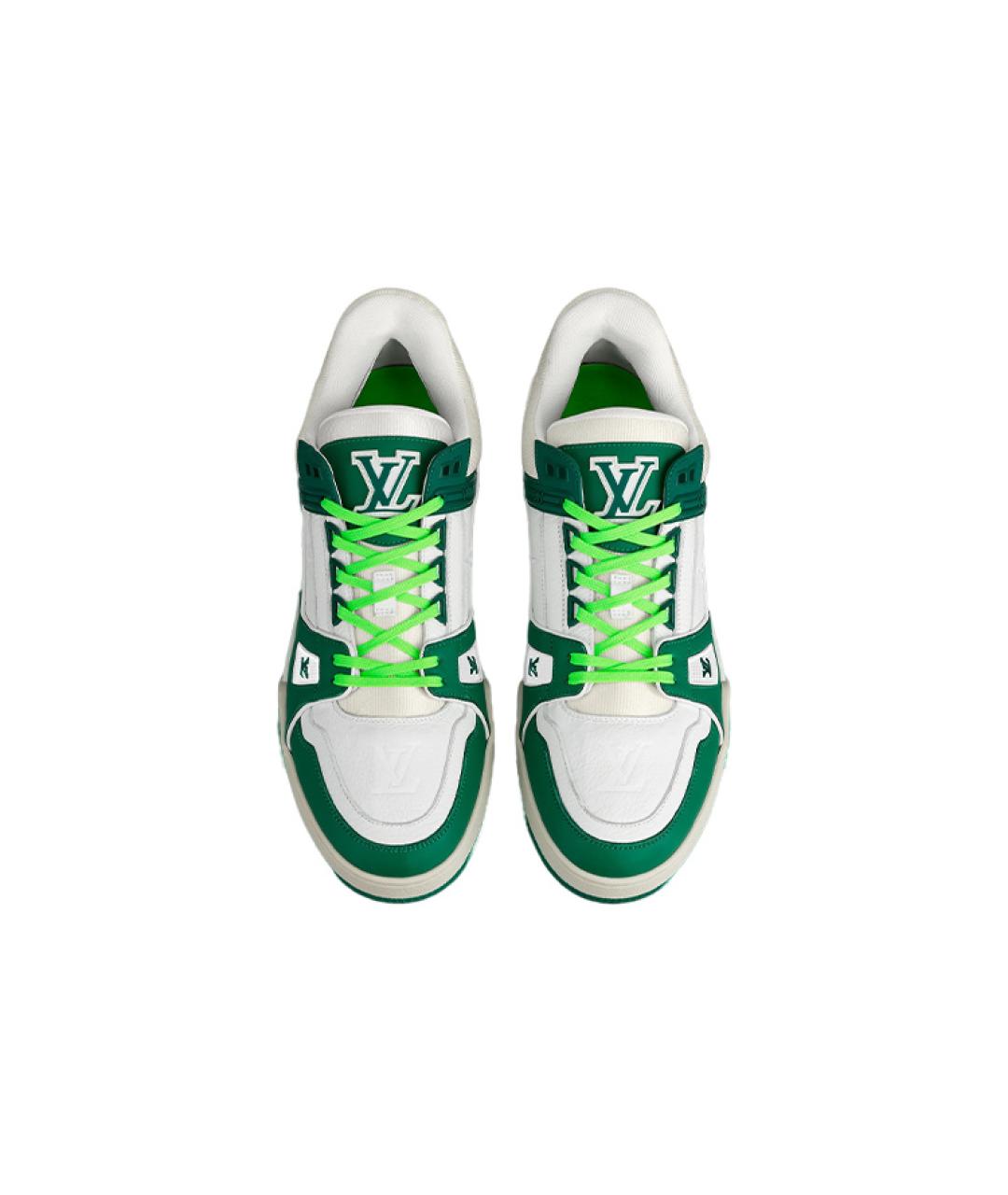 LOUIS VUITTON Мульти кожаные низкие кроссовки / кеды, фото 3