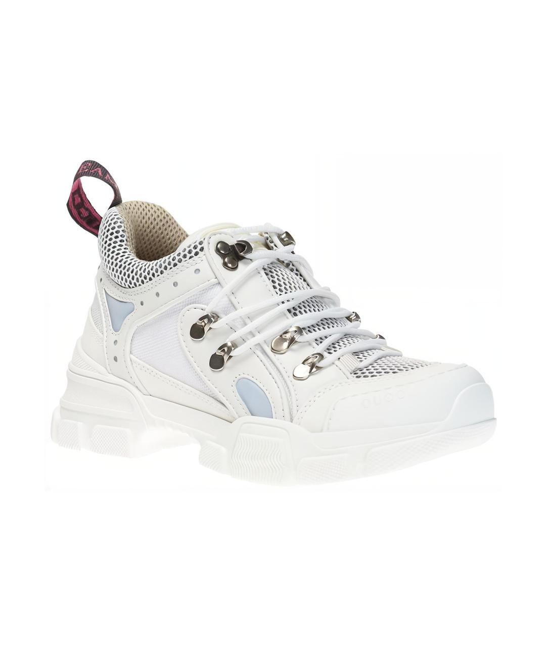 GUCCI Белые кроссовки, фото 4