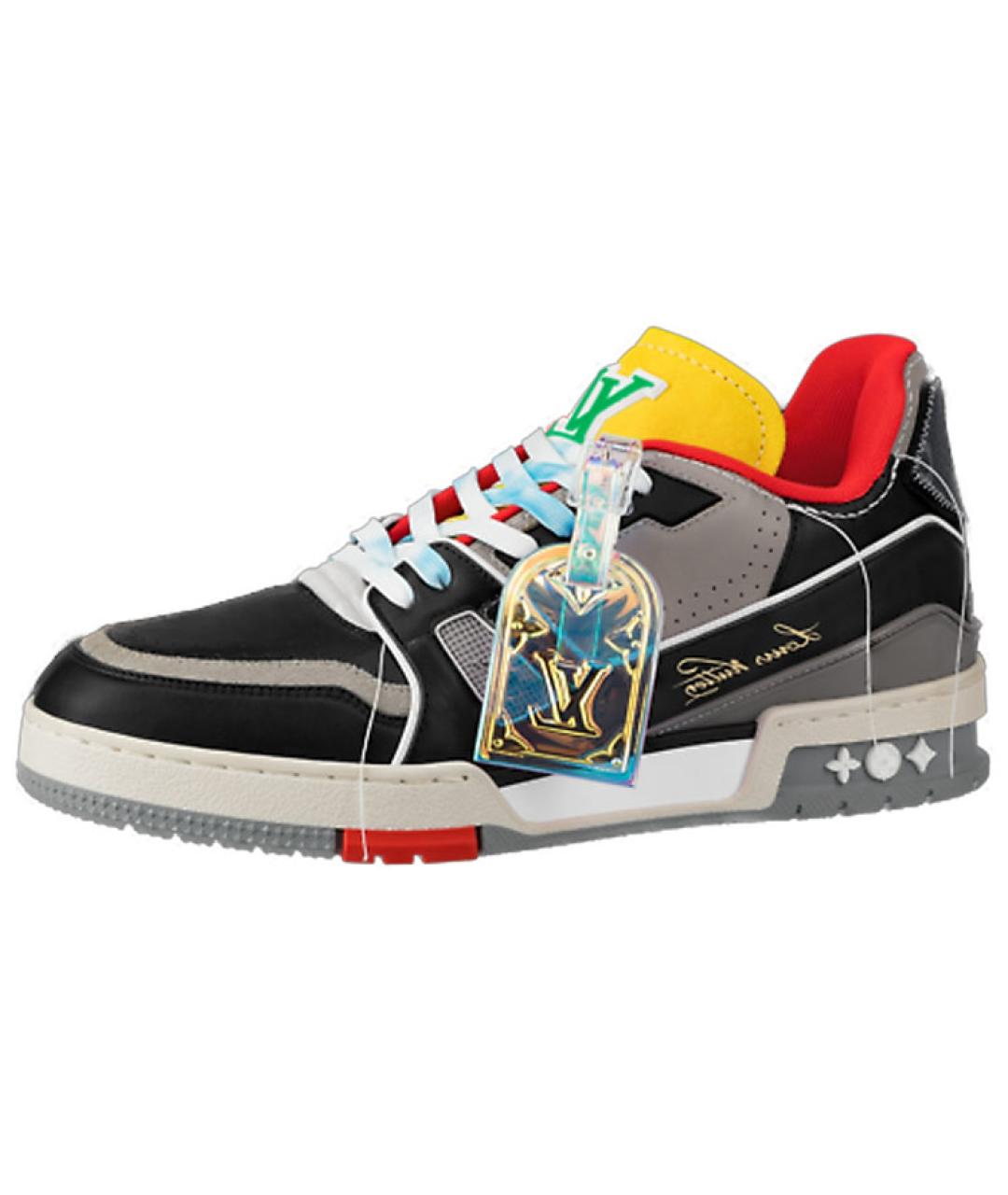 LOUIS VUITTON Мульти кожаные низкие кроссовки / кеды, фото 2