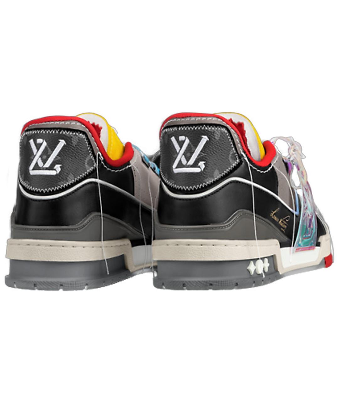 LOUIS VUITTON Мульти кожаные низкие кроссовки / кеды, фото 4