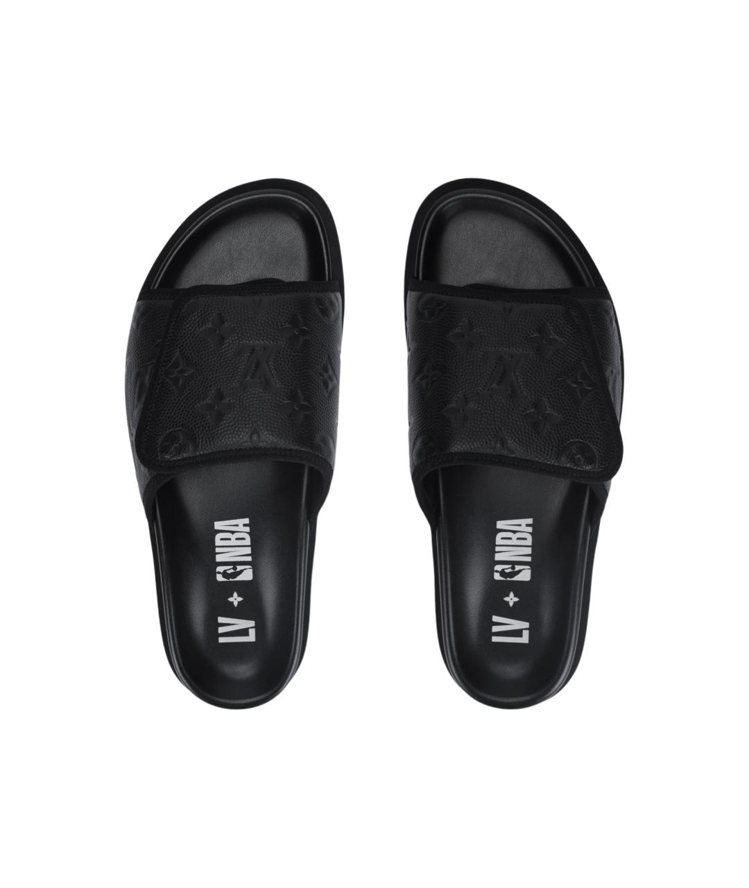 LOUIS VUITTON Черные сандалии, фото 3