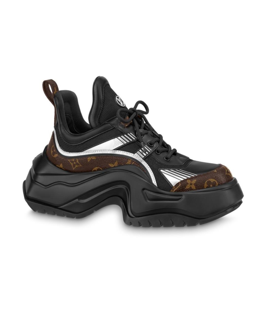 LOUIS VUITTON Черные кроссовки, фото 1