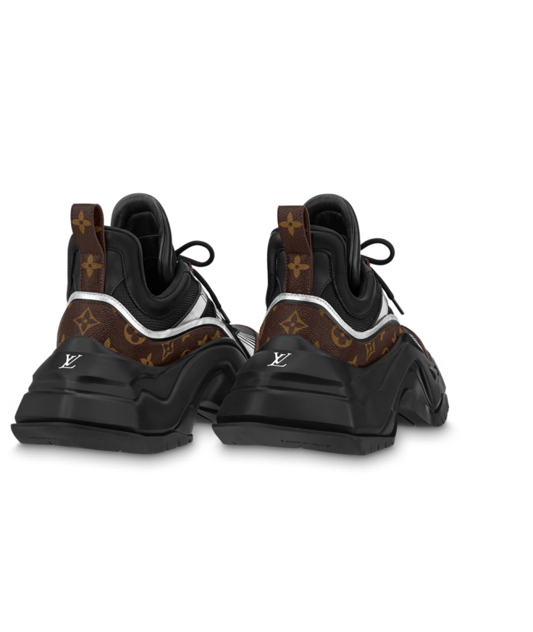 LOUIS VUITTON Черные кроссовки, фото 3