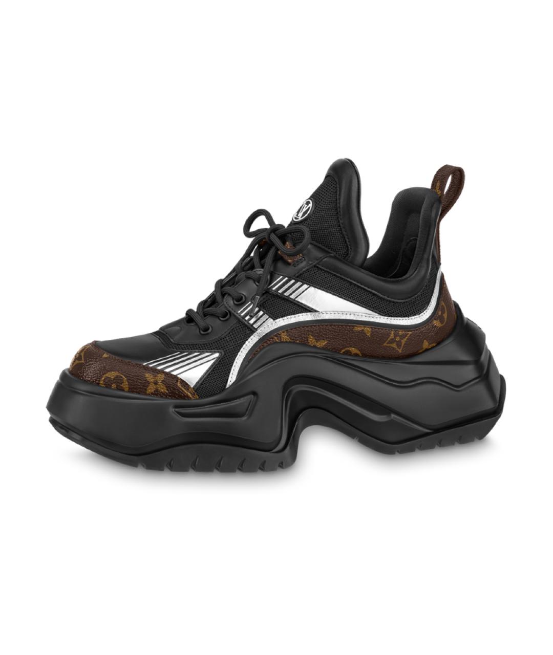 LOUIS VUITTON Черные кроссовки, фото 6