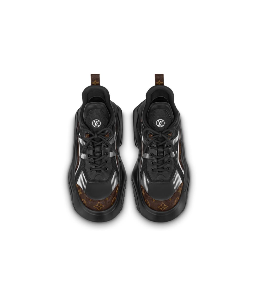 LOUIS VUITTON Черные кроссовки, фото 4