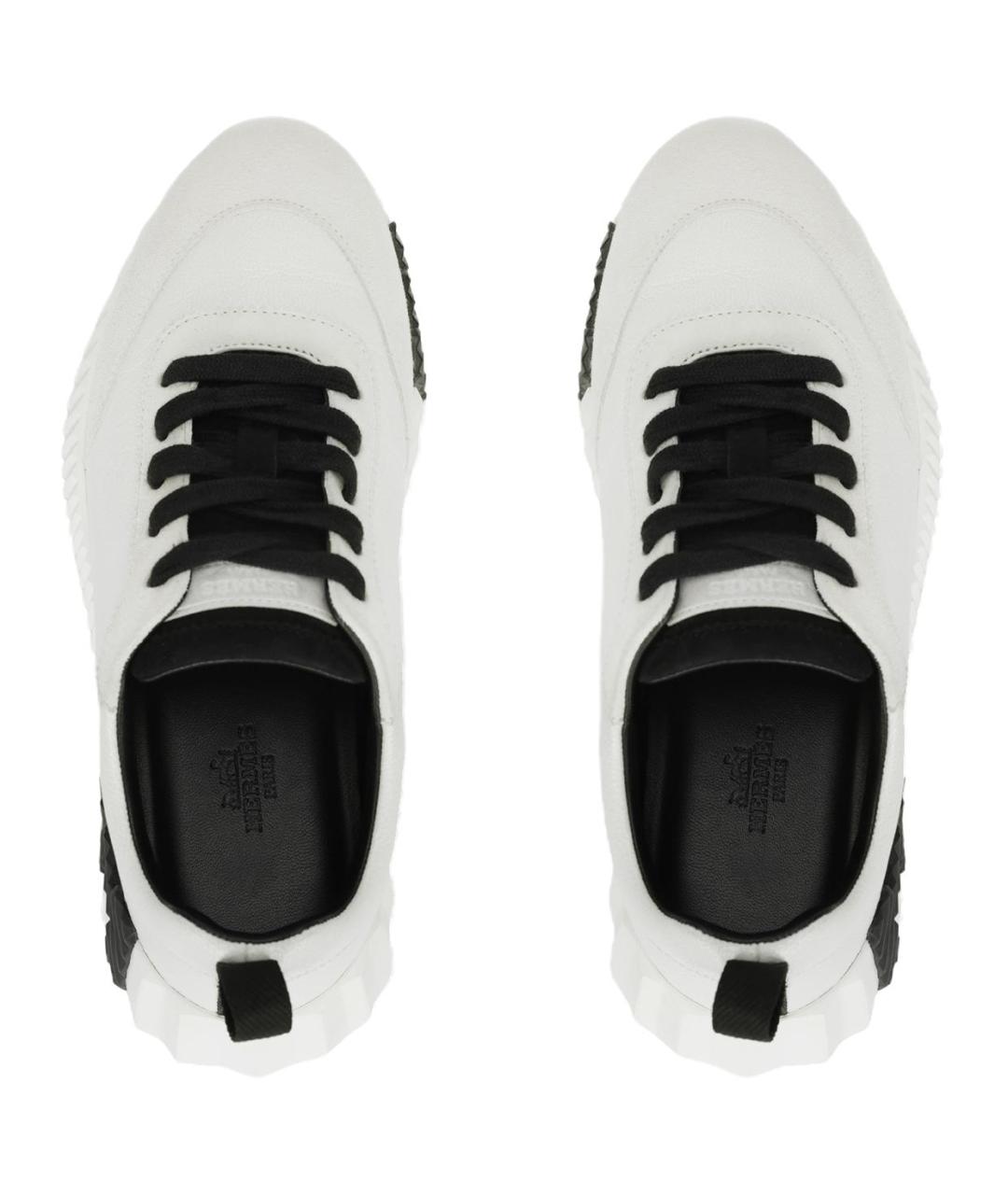 HERMES Белые кроссовки, фото 3