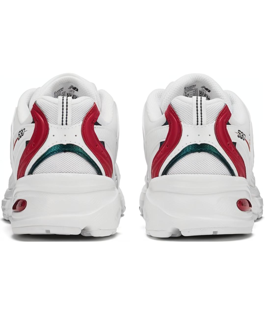 NEW BALANCE Белые кожаные кроссовки, фото 4