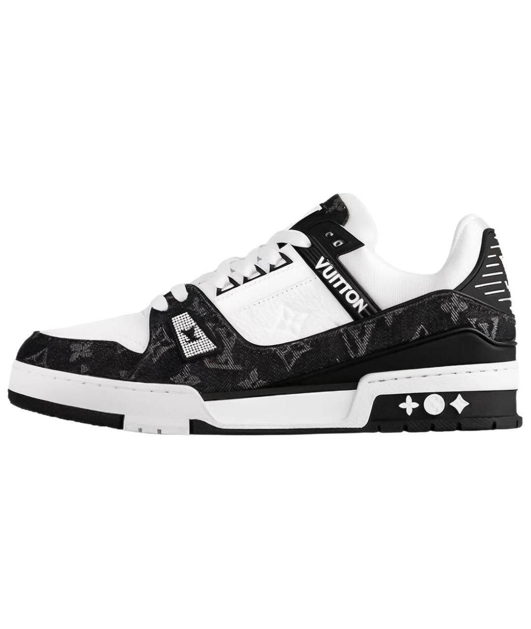 LOUIS VUITTON Белые кожаные кроссовки, фото 2