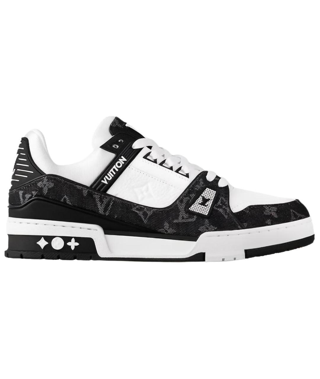 LOUIS VUITTON Белые кожаные кроссовки, фото 1