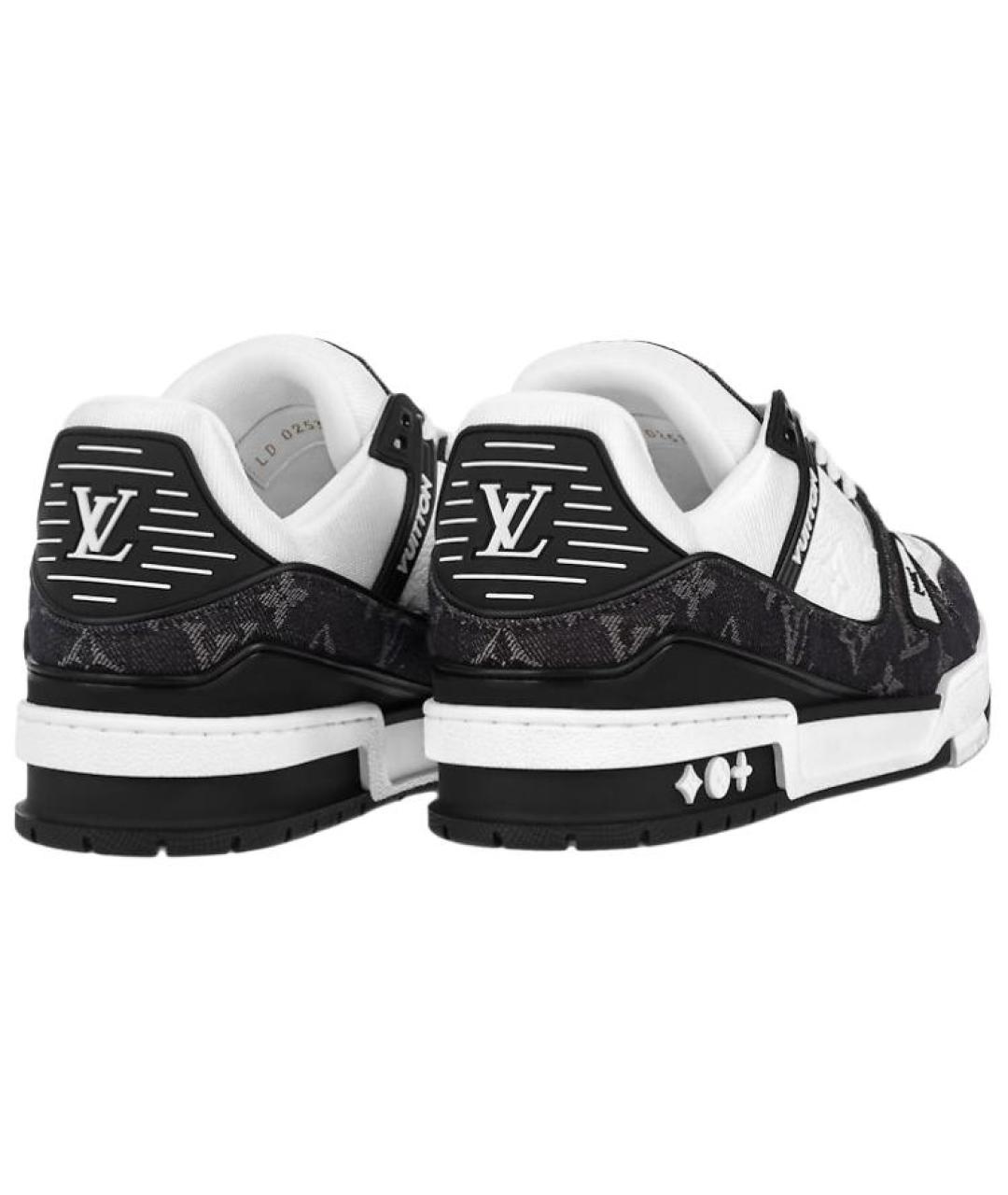 LOUIS VUITTON Белые кожаные кроссовки, фото 4