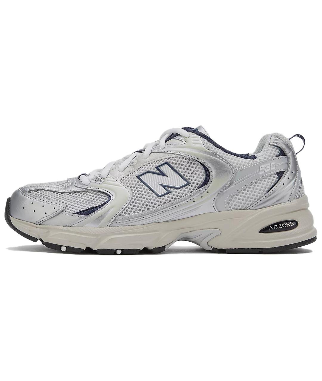 NEW BALANCE Серые кроссовки, фото 2