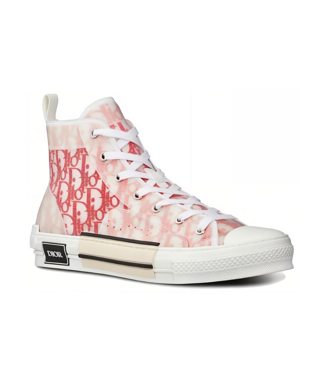 CHRISTIAN DIOR Розовые низкие кроссовки / кеды, фото 3