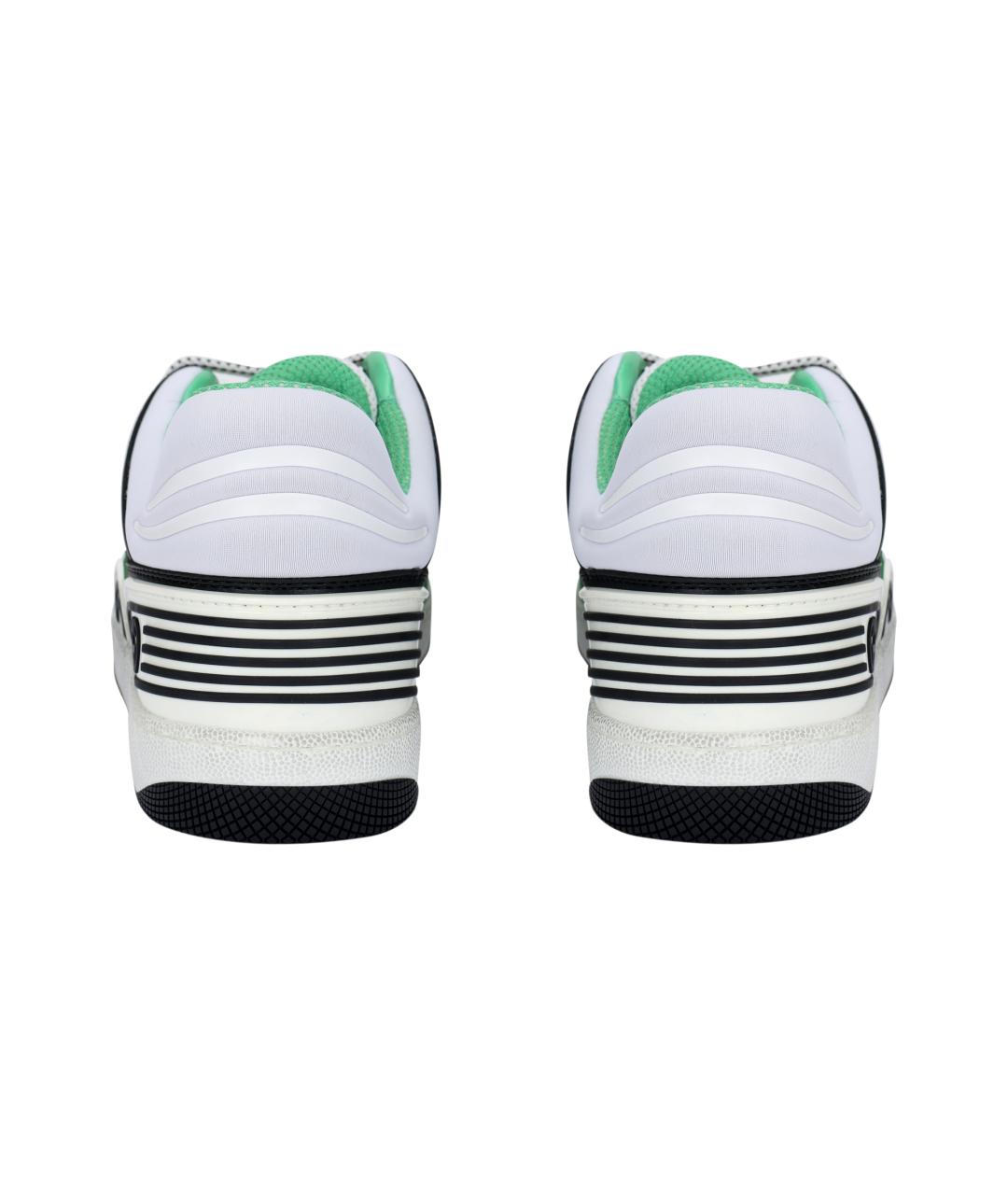 GUCCI Зеленые низкие кроссовки / кеды, фото 4