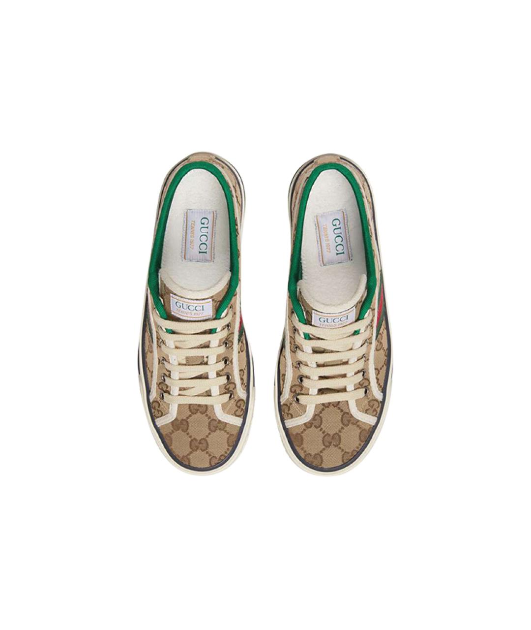 GUCCI Мульти текстильные кеды, фото 3