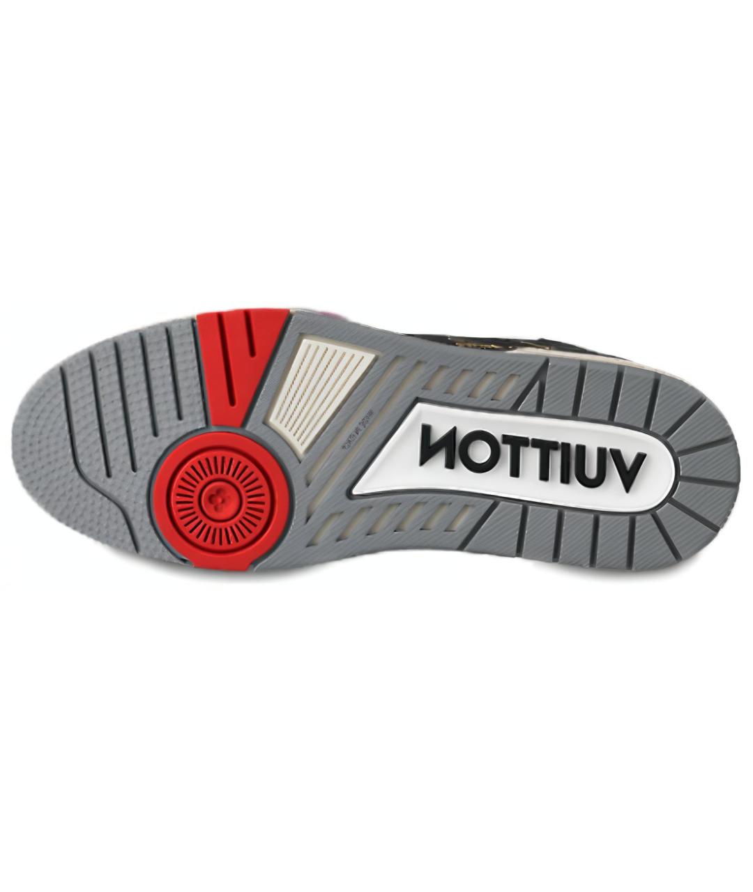 LOUIS VUITTON Мульти кожаные низкие кроссовки / кеды, фото 5