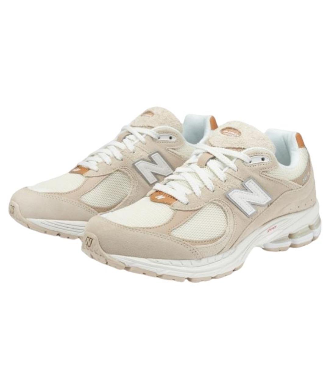 NEW BALANCE Бежевые замшевые кроссовки, фото 2