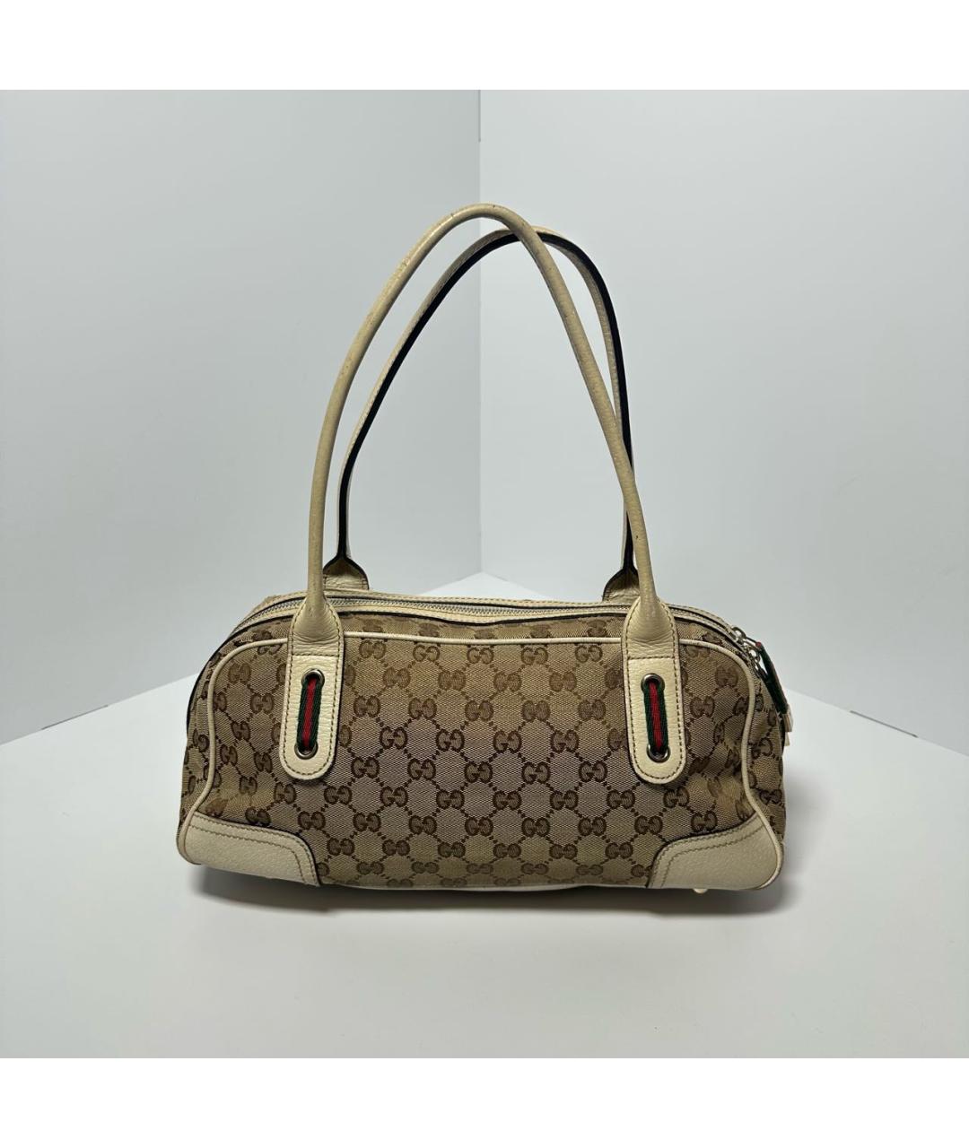 GUCCI Бежевая сумка с короткими ручками, фото 2