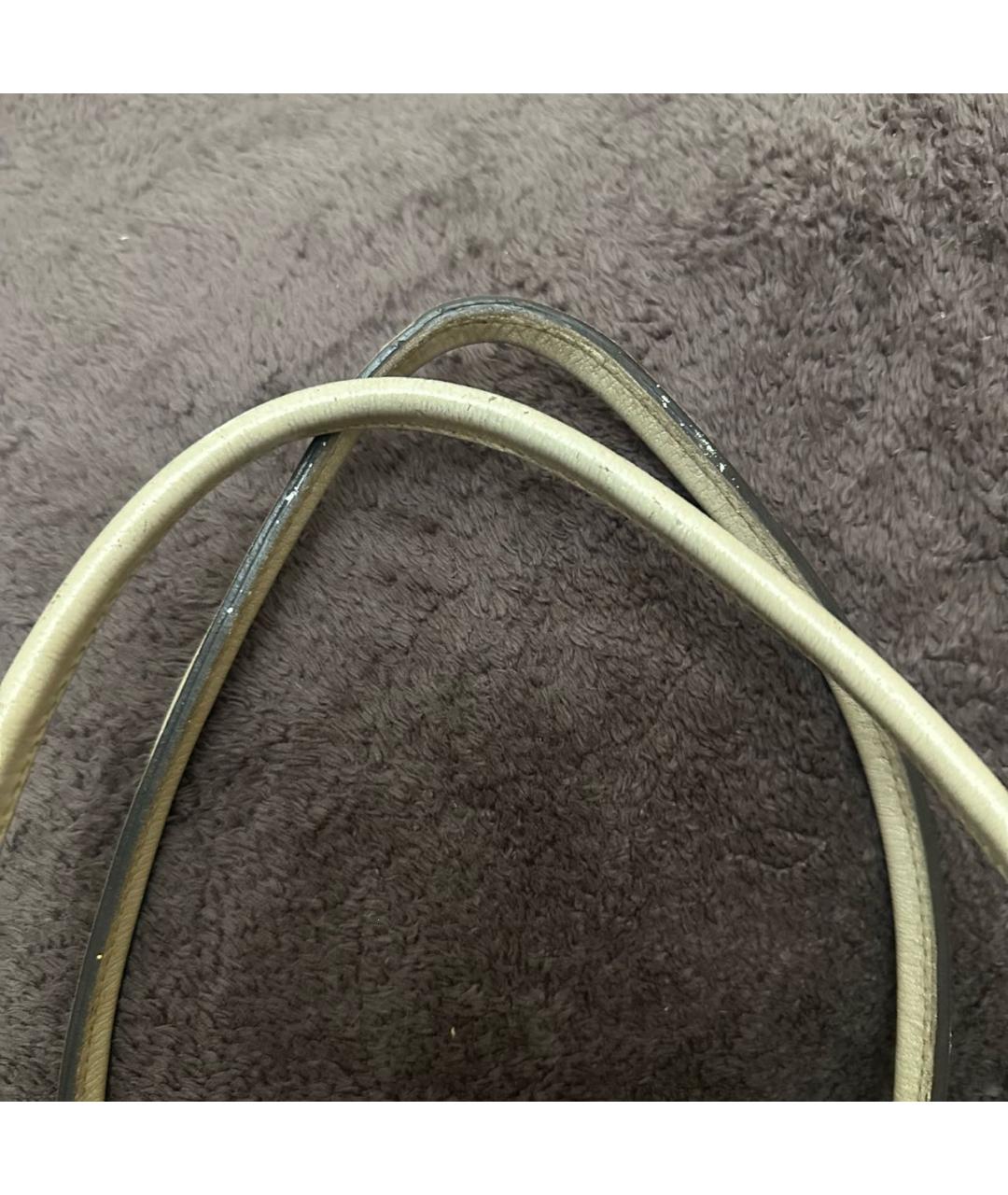 GUCCI Бежевая сумка с короткими ручками, фото 7