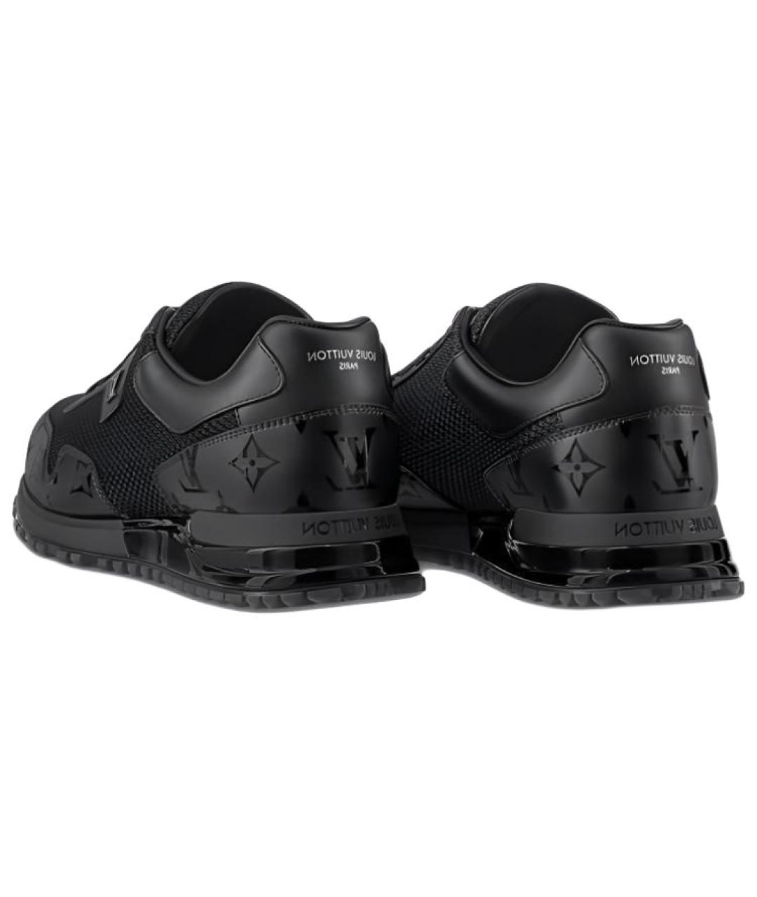 LOUIS VUITTON Черные низкие кроссовки / кеды, фото 4